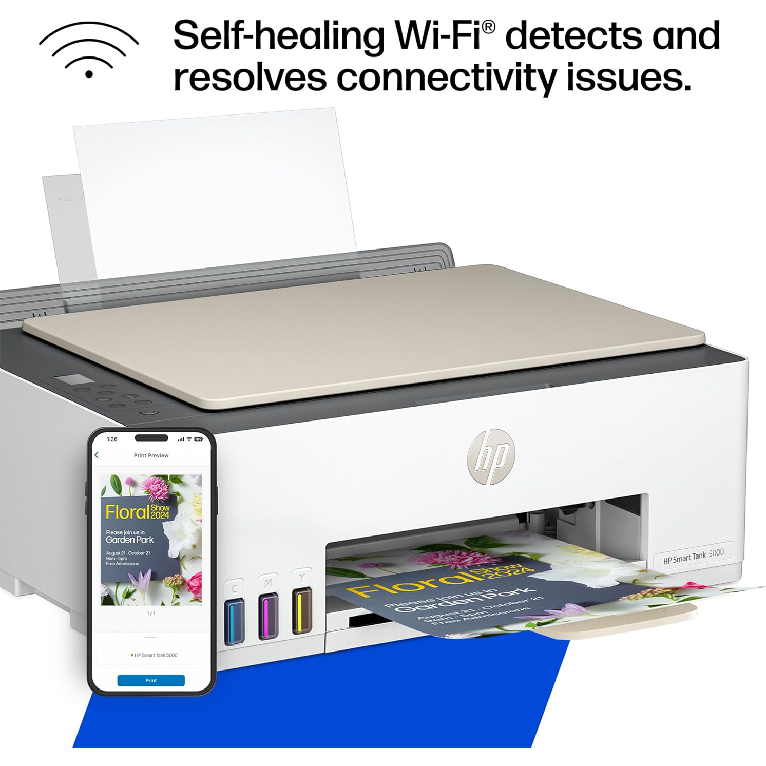 HP Smart Tank 5000 Wireless All-in-One Ink Tank Printer - Image 2
